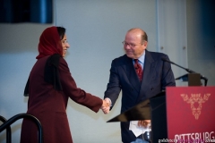 HE Ambassador Al-Mughairy with Dr. Jared Cohon