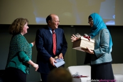 Simin Curtis with Dr. Jared Cohon and Her Excellency Dr. Raway Al Busaidi